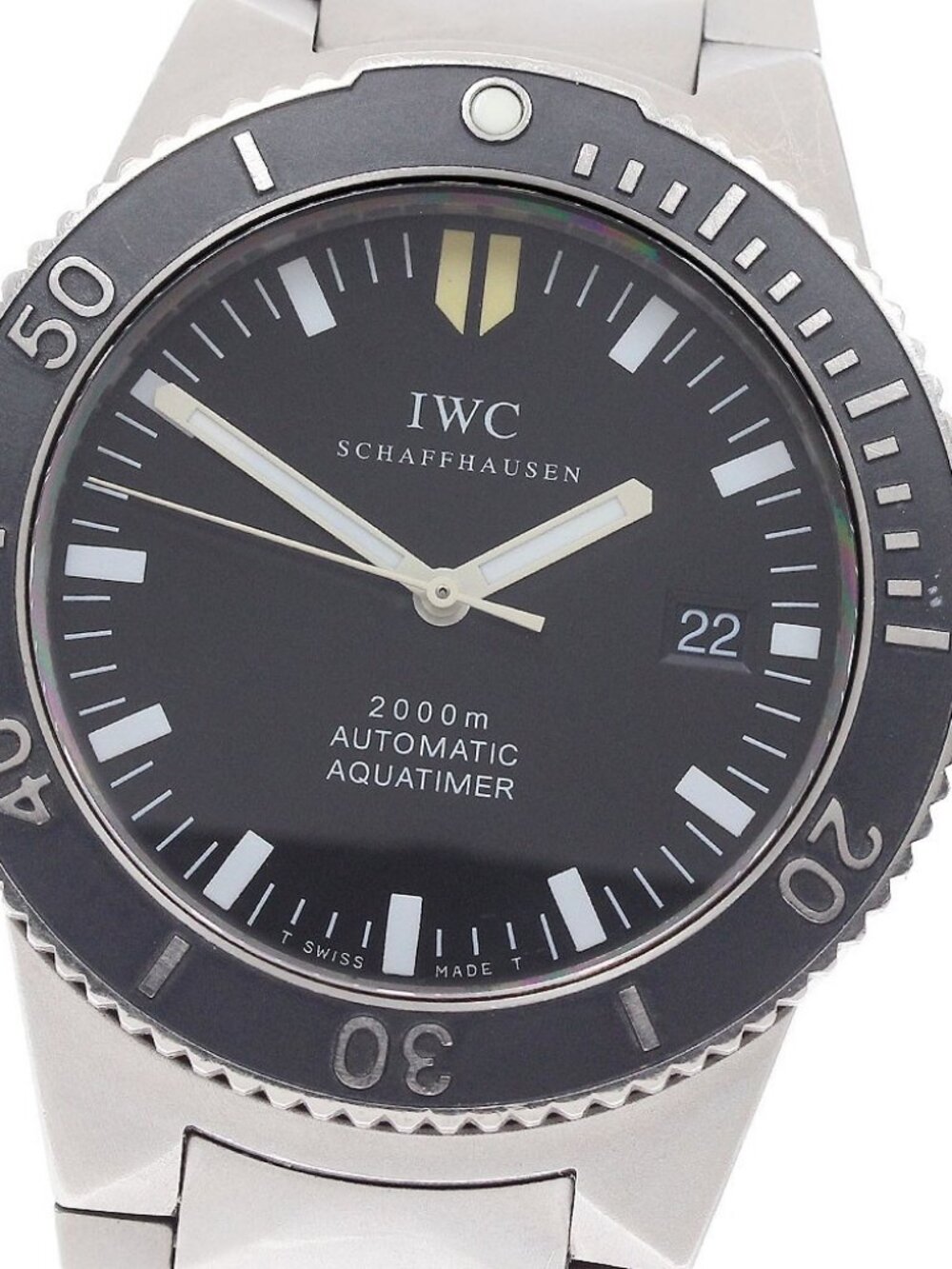 IWC SCHAFFHAUSEN GST aqua timer IW353601 Date Automatic Men's Watch_965217